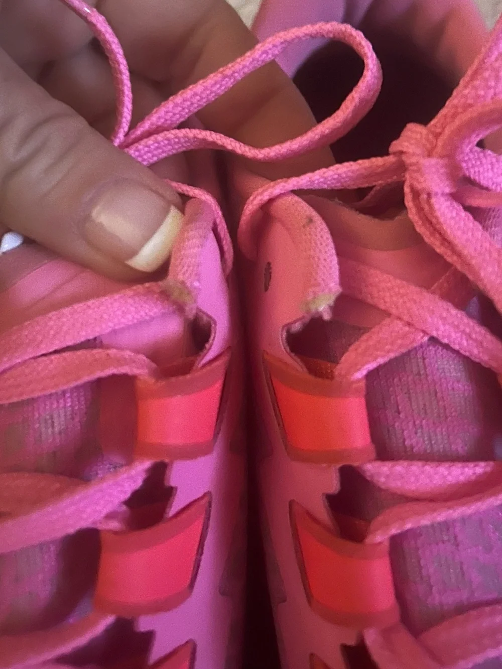 Nike Pink and Black Women's Running Shoes
